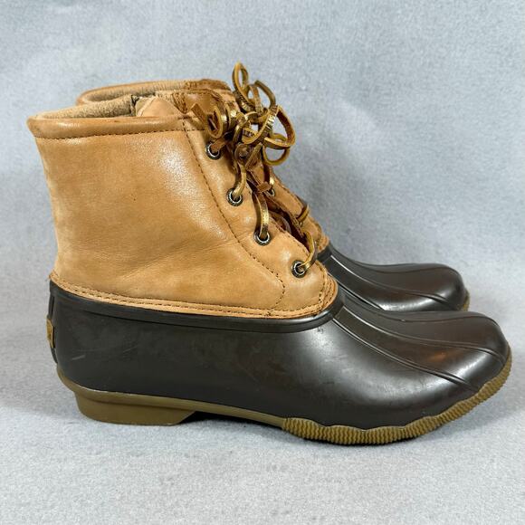 Sperry Womens Duck Rain Winter Boots Size 9 Waterproof STS85527 - Picture 4 of 11